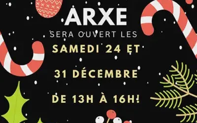 Horaires des 24 et 31/12