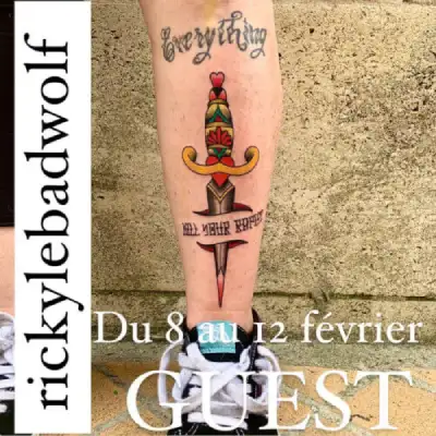Guest tattoo - Ricky Le Badwolf Guest tattoo - Ricky Le Badwolf