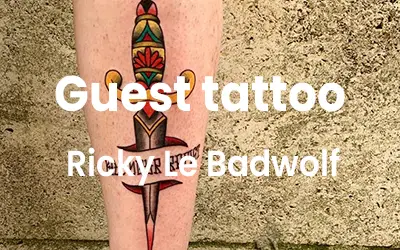 Guest tattoo – Ricky 🐺 Le Badwolf