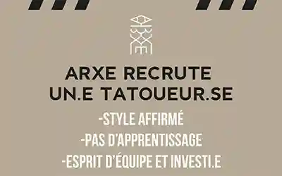 ARXE recrute une ou un tatoueur