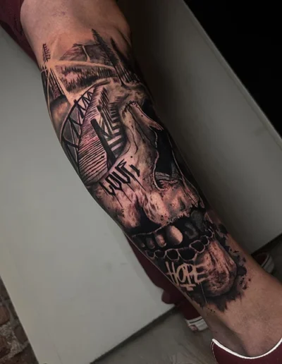 Tatouage tête de mort