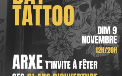 Flashday tattoo le 9 novembre 2025