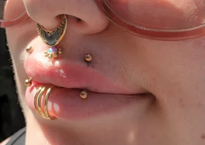 Piercing lèvres